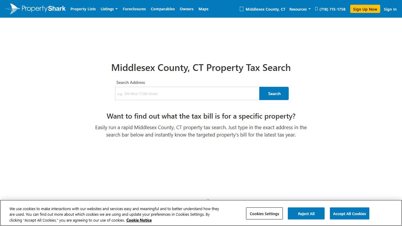 CT Property Tax Search PropertyShark